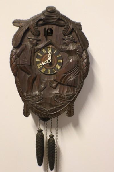 Uhr, Wanduhr, Schwarzwalduhr, Kuckucksuhr um 1930 #4955