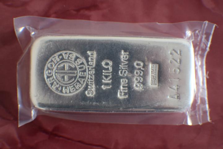 Silberbarren 999,0 mit 1000g diverser Hersteller #80001