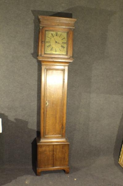Uhr, Standuhr Biedermeier, Seilzug, Gewicht Barock 1750 #4993