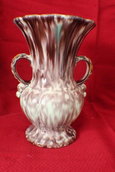 Vase, Blumenvase, Bodenvase, Steingut ca. 1960 #4597