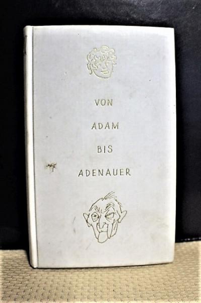 Buch, Adam Adenauer Anekdotenbrevier Staudinger Buchklub, Sonderausgabe, Zeichnungen #7100