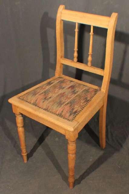 Stuhl, Gründerzeit um 1910, Buche, restauriert #2194