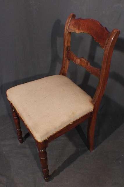 Stuhl, Biedermeier um 1860, Buche, wohnfertig restauriert #2542