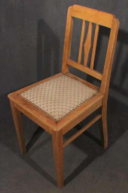 Stuhl, Art Deko um 1930, Buche, wohnfertig restauriert #2580