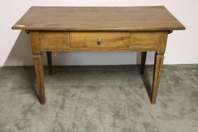 Tisch mit Schublade, Louis XVI, ca. 1800, nicht restauriert, Artikel: 4870