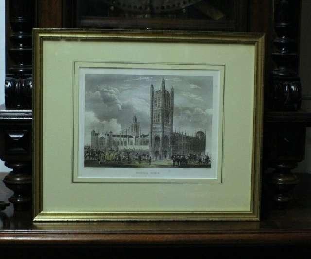 Bild, Stahlstich Victoria Tower London, koloriert, Jones Grieffeld, antik #6217